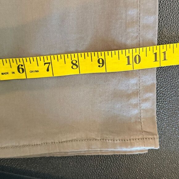 Hudson Jeans Rosalie Wide Leg Ankle desert Taupe Tan Trousers size 30 NWT - Picture 9 of 11